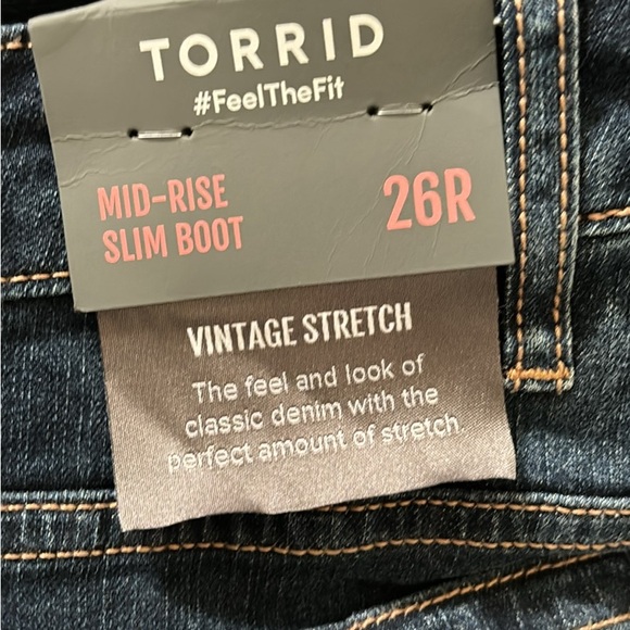 Torrid Slim Boot Cut Jeans - Picture 4 of 4